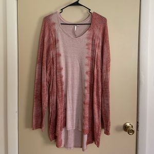 Tie-dye Cato Long Sleeve Top
